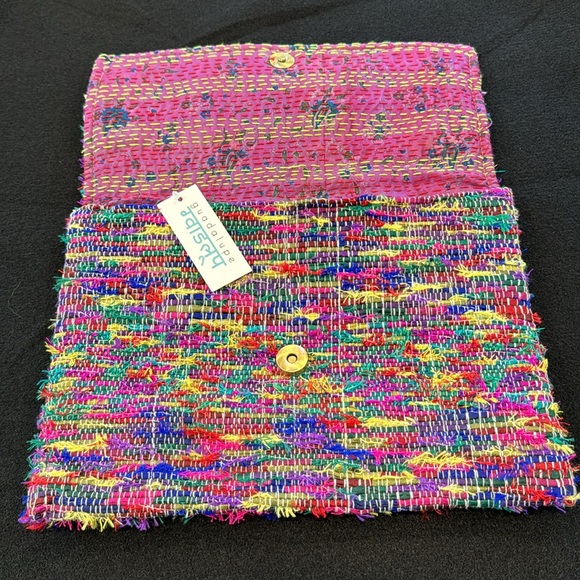 Fun Multicolor tweed clutch from Guadalupe Design - Picture 3 of 7